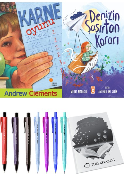 Deniz'in Şaşırtan Kararı ve Karne Oyunu 2li Set