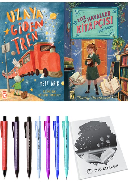 Toz ve Hayaller Kitapçısı ve Uzaya Giden Tren 2li Set