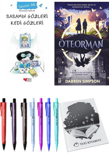 Öteorman ve Babamın Gözleri Kedi Gözleri 2li Set