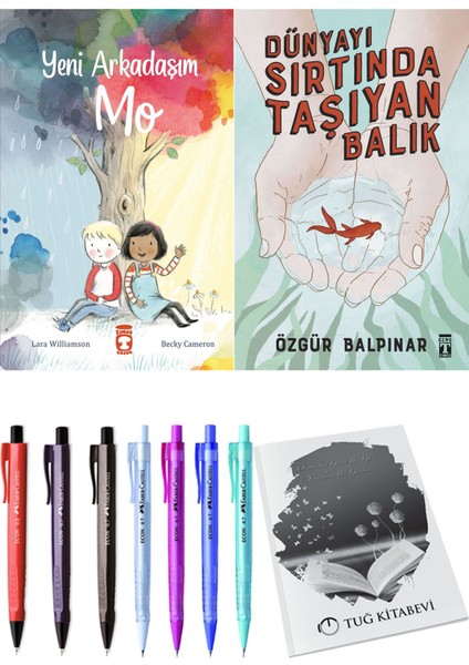 Dünyayı Sırtında Taşıyan Balık ve Yeni Arkadaşım Mo 2li Set