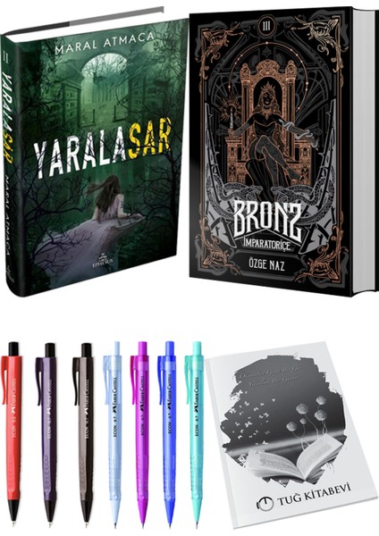 Bronz 3 Imparatoriçe Ciltli ve Ephesus Yayınları Yaralasar 2 Ciltli Maral Atmaca 2li Set