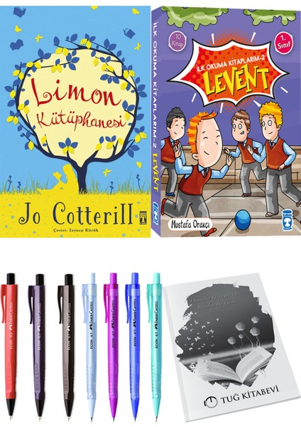 İlk Okuma Kitaplarım 2 Levent 10 Kitap ve Limon Kütüphanesi 2li Set