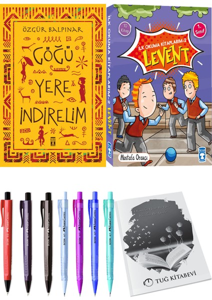 İlk Okuma Kitaplarım 2 Levent 10 Kitap ve Göğü Yere Indirelim 2li Set