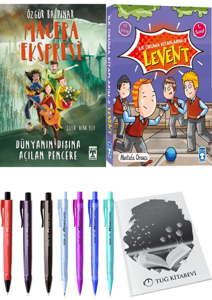 İlk Okuma Kitaplarım 2 Levent 10 Kitap ve Gelecek Ekspresi Dünyanın Dışına Açılan Pencere 2li Set