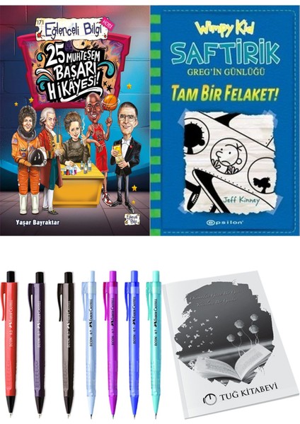 Saftirik 12 Tam Bir Felaket! ve 25 Muhteşem Başarı Hikayesi 2li Set