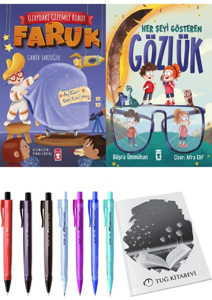 Her Şeyi Gösteren Gözlük ve Uzaydaki Gizemli Robot Faruk 2li Set