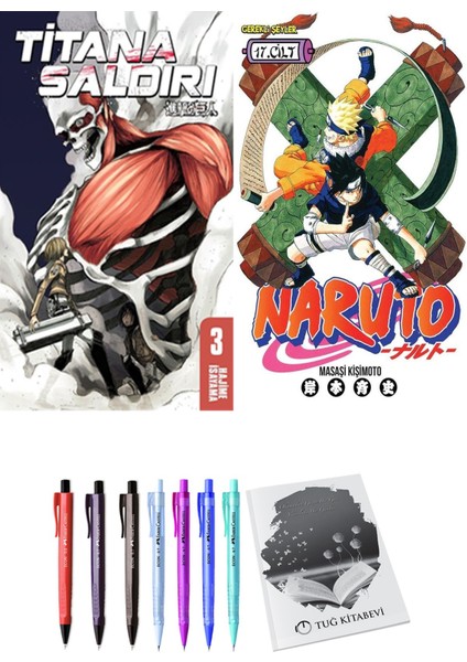 Titana Saldırı 3 ve Naruto 17 2li Set