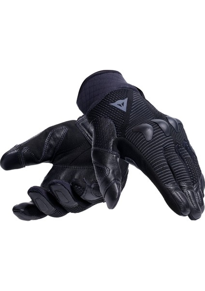 Unruly Black Anthracite Tekstil Eldiven