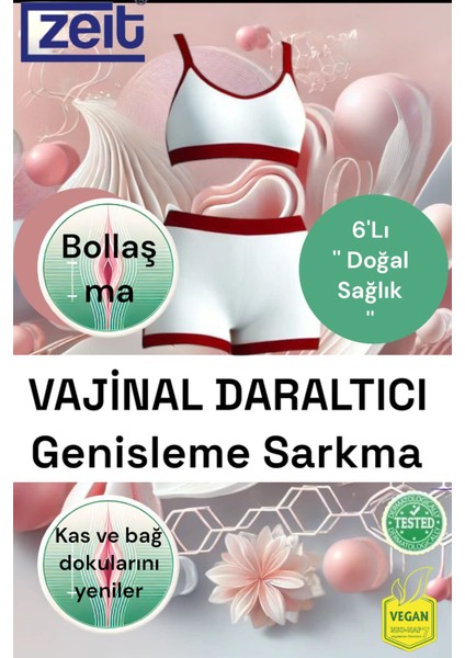 Genital Bölge Bakımı Vajinal Daraltma Kremi Mene-Poz Sonrası Toparlayıcı Ozon 24'lü