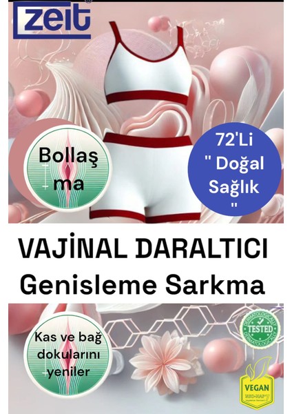 Genital Bölge Bakımı Vajinal Daraltma Kremi Mene-Poz Sonrası Toparlayıcı Ozon 24'lü