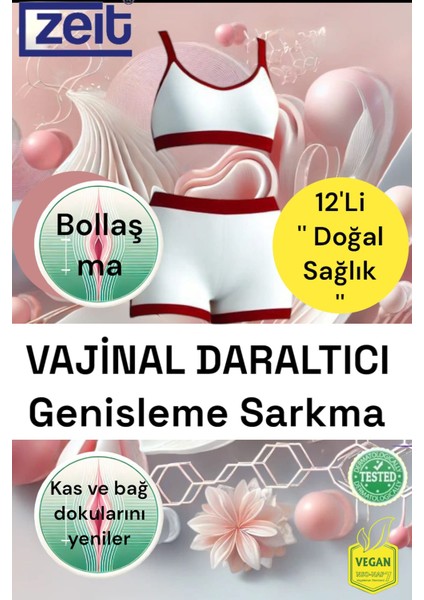 Genital Bölge Bakımı Vajinal Daraltma Kremi Mene-Poz Sonrası Toparlayıcı Ozon 24'lü