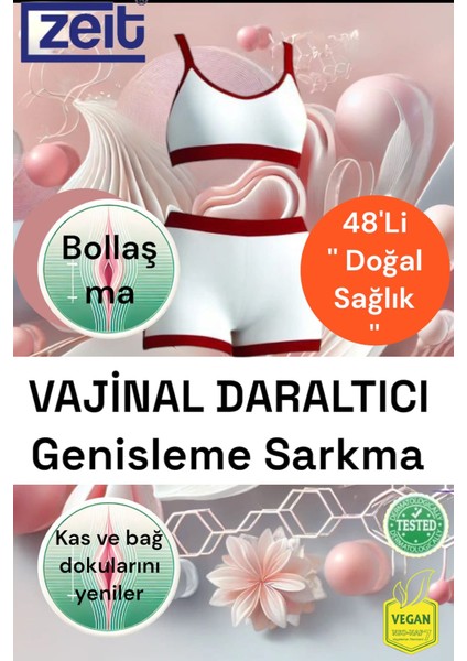 Ozonlu Genital Bölge Bakımı Vajinal Bollaşma ve Sarkma Karşıtı Doğal Destek Daraltıcıcı Ozon Kapsülleri