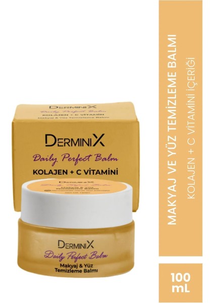 Derminix Kolajen ve C Vitamini Içeren Yüz Temizleme Balmı - Cleansing Balm