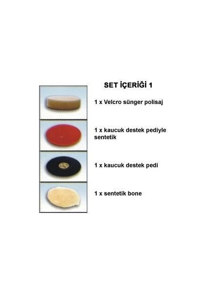 N 33995 Polisaj Seti 125 mm 9 Parça fiyatları