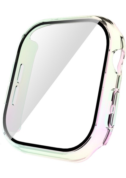 - ​​​Apple Watch 10 46mm - Kasa Koruyucu Sert PC Kasa Electroplatink Çerçeveli Ekran Koruyucu - Gard 36 - Colorful - T34196 fırsatları