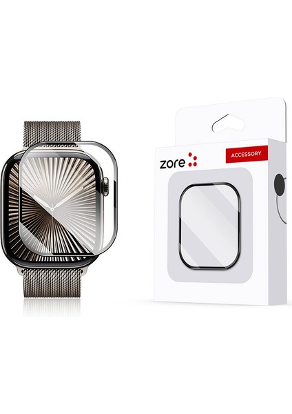 Apple Watch 10 42MM - Ekran Koruyucu Mat Eko Pmma Pet Saat Ekran Koruyucu - Şeffaf