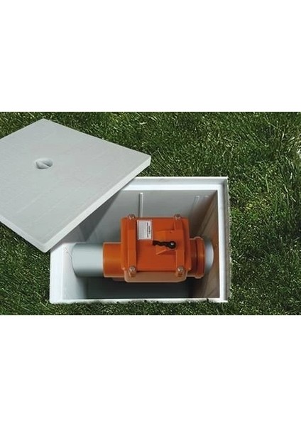 Pvc Pissu Atıksu Çekvalfi 150 mm Kilitli