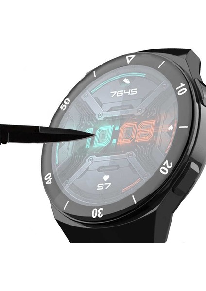 Huawei Gt 2e 46MM ​sport - Ekran Koruyucu Pmma Pet Saat Ekran Koruyucu - Şeffaf modelleri