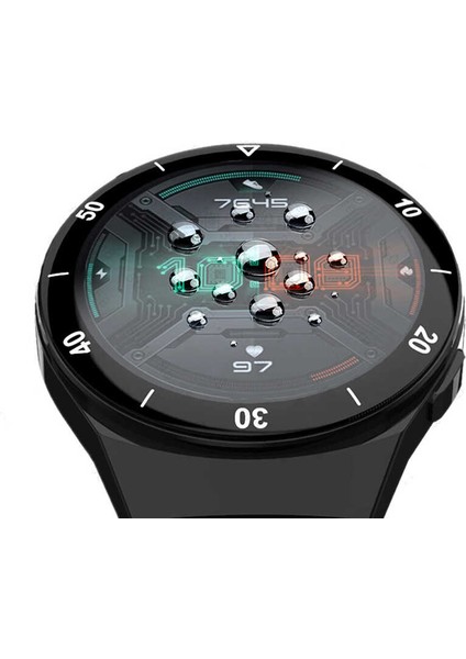 Huawei Gt 2e 46MM ​sport - Ekran Koruyucu Pmma Pet Saat Ekran Koruyucu - Şeffaf indirimleri
