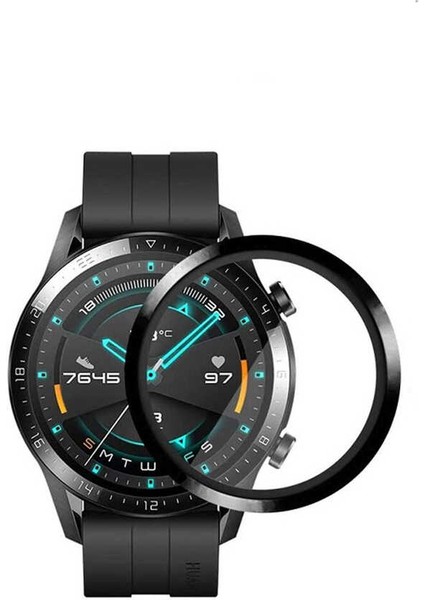 Huawei Gt2 42MM - Ekran Koruyucu Pmma Pet Saat Ekran Koruyucu - Şeffaf