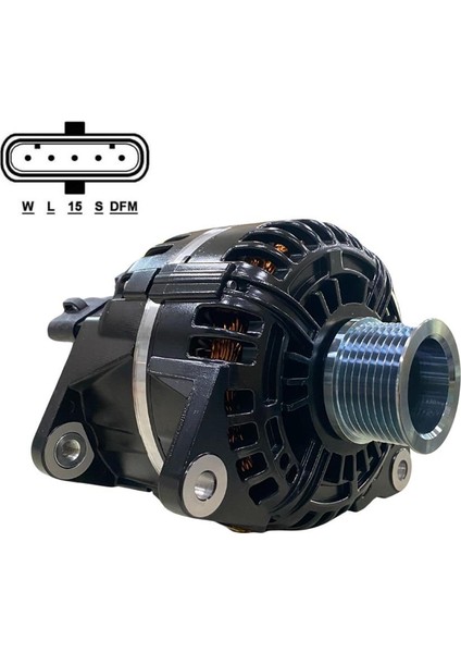 Prestolıte 24V Alternatör Dinamo 120 A (Soketli 5 Fiş) (W-L-15-S-Dfm)