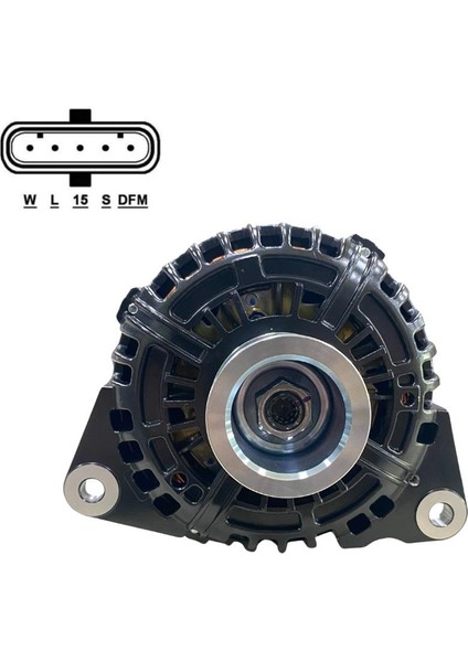 Prestolıte 24V Alternatör Dinamo 120 A (Soketli 5 Fiş) (W-L-15-S-Dfm)