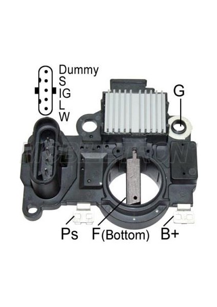 24V KÖMÜRLÜ KONJEKTÖR MITSUBISHI TİPİ (5 FİŞ) (GENİŞ HAVUZ) FORD-RENAULT-VOLVO