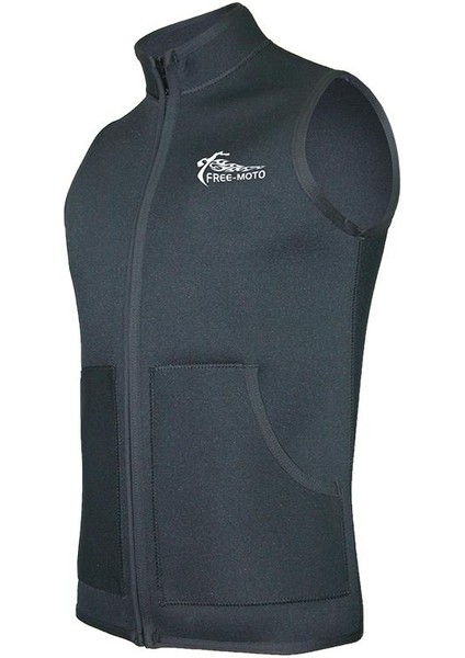 Motorsikletçi Cepli Dik Yaka Neopren Yelek fiyatları