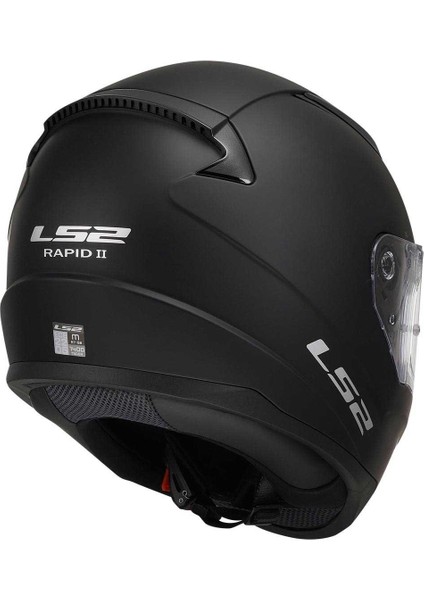 Rapıd 2 Mat Siyah Kask