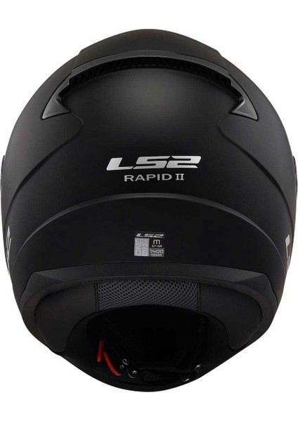Rapıd 2 Mat Siyah Kask