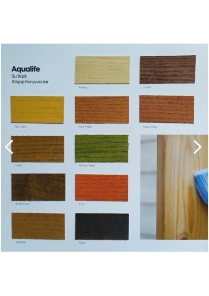 Aqualıfe Su Bazlı Ahşap Koruyucu Antik Ceviz 2,5 Lt