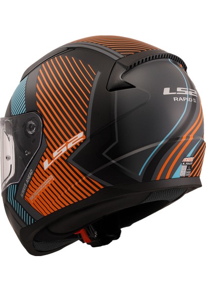 Rapıd 2 Extra Mat Gri-Neon Turuncu Kask modelleri