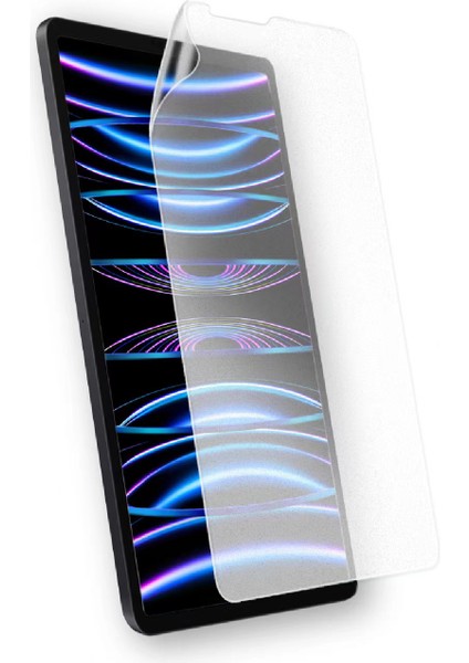 Apple iPad Pro 12.9 2021 (5.nesil) - Ekran Koruyucu Kağıt Hisli Mat Davin Paper Like Tablet Ekran Koruma - Şeffaf