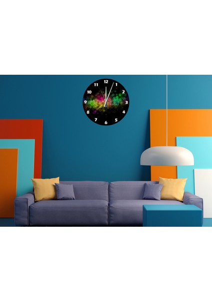 Parıldama 30 x 30 cm Akrilik Dekoratif Modern Duvar Saati fiyatları
