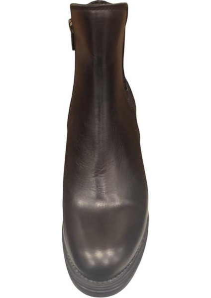 Mammamia D24KB-4475 Platform Topuk Kadın Deri Bot fırsatları