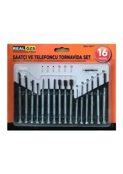 Saatçi ve Telefoncu Tornavida Set