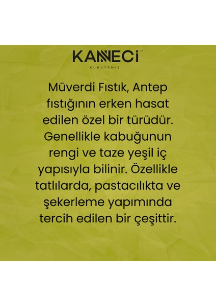 Antep Fıstığı (Müverdi) 100g