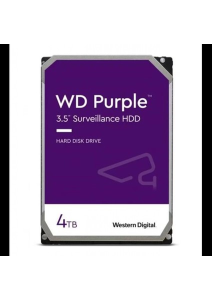 Wd Purple, WD43PURZ, 3.5&quot;, 4tb, 256MB, 5400 Rpm, 7/24 Güvenlik, HDD (Türkiye Distribütörü Garantili) fiyatları