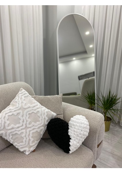 Taraftar Kalp Yastık–takım Renklerinde Dekoratif Yastık | Taraftar Renklerinde /fenerbahçe