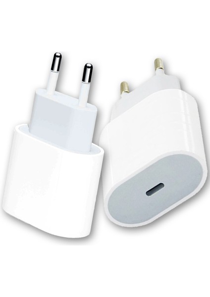 Apple iPhone Usb-C Şarj Aleti 11 - 12 - 13 - 14 - 15 - 16 Pro Max Se Mini Uyumlu 25W Hızlı Şarj Güç Adaptörü Type C Cihazı