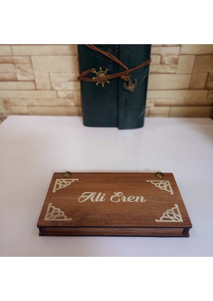 Kişiye Özel Ahşap Kutulu Metal Kalem Seti
