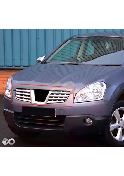 Nissan Qashqai Krom Ön Panjur 8 Prç. 2007-2010 P. Çelik