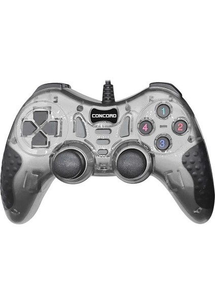 C-899 Pc Uyumlu Joystick Titreşimli Çift Motorlu Oyun Kolu Gamepad