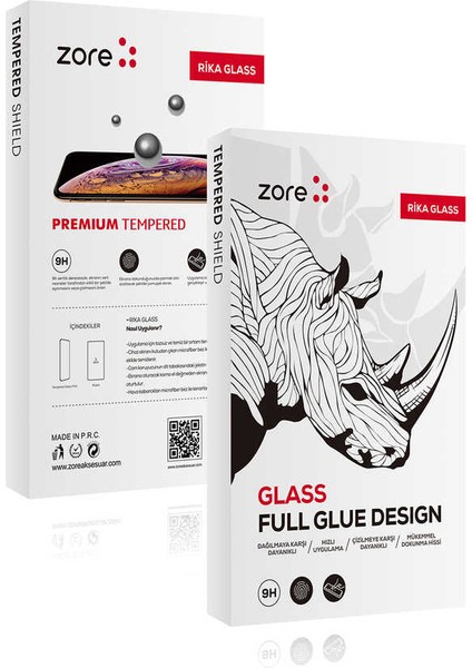 Apple iPhone 15 Pro Zore Rika Premium Temperli Cam Ekran Koruyucu modelleri