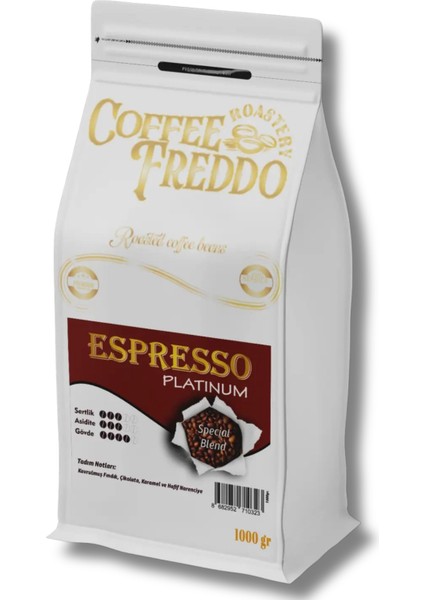 Espresso Kahve Espresso Platınum Kahve 1 kg %100 Arabica