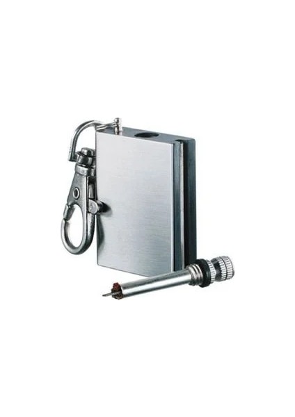 Metal Kibrit Çakmak Zippo Benziniyle Çalışan
