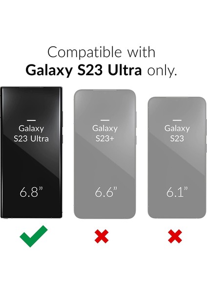 Samsung Galaxy S23 Ultra Uyumlu Içi Kadife 3D Kamera Korumalı Darbe Emici Elden Kaymaz Silikon Kılıf