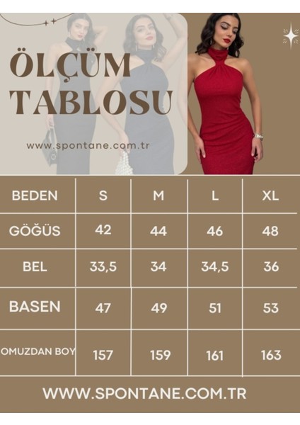 Boyun Detaylı Balıkçı Yaka Elbise