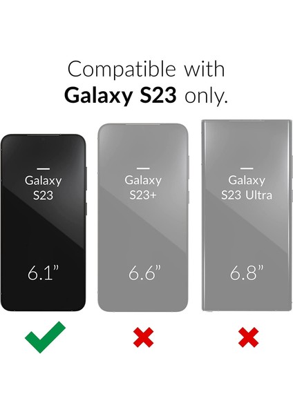 Samsung Galaxy S23 Uyumlu Içi Kadife 3D Kamera Korumalı Darbe Emici Elden Kaymaz Silikon Kılıf