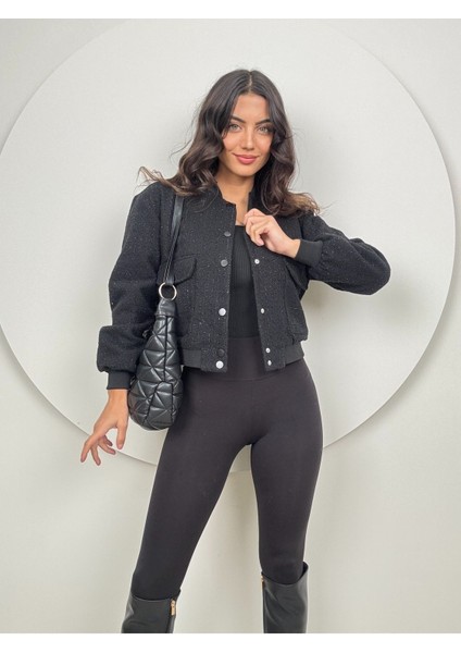 Simli Bomber Ceket